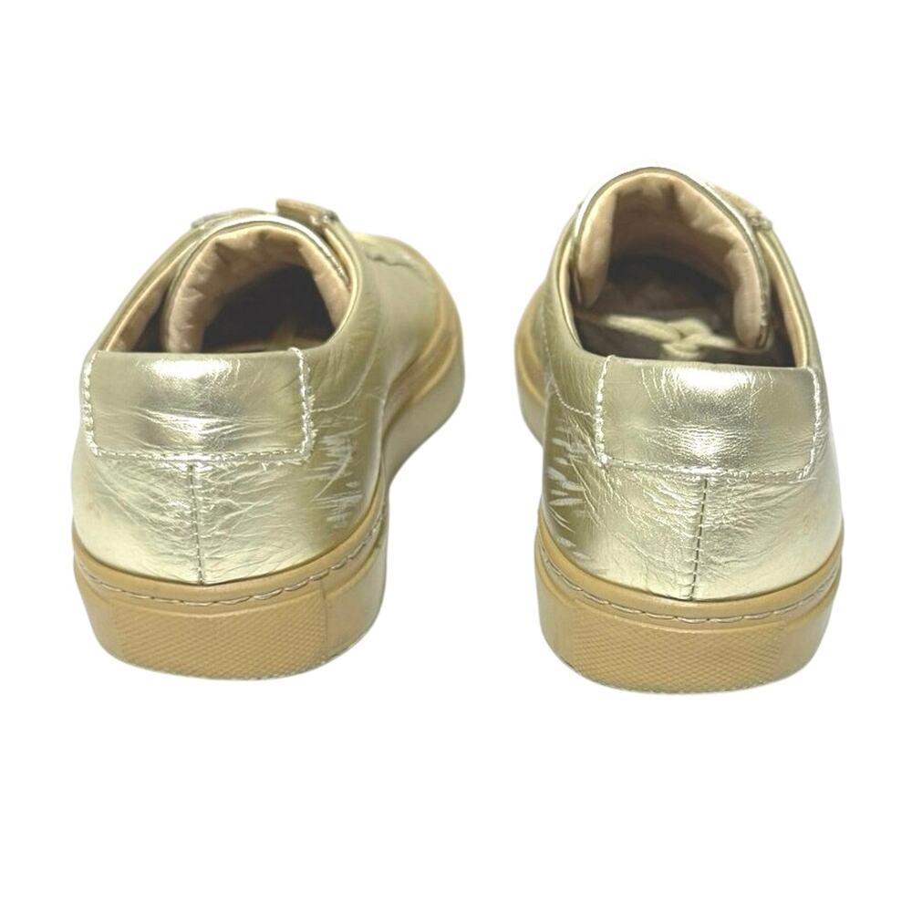 Common Projects Women’s Original Achilles Sneaker Gold Leather Lace Up 36 US 6 - Picture 4 of 11